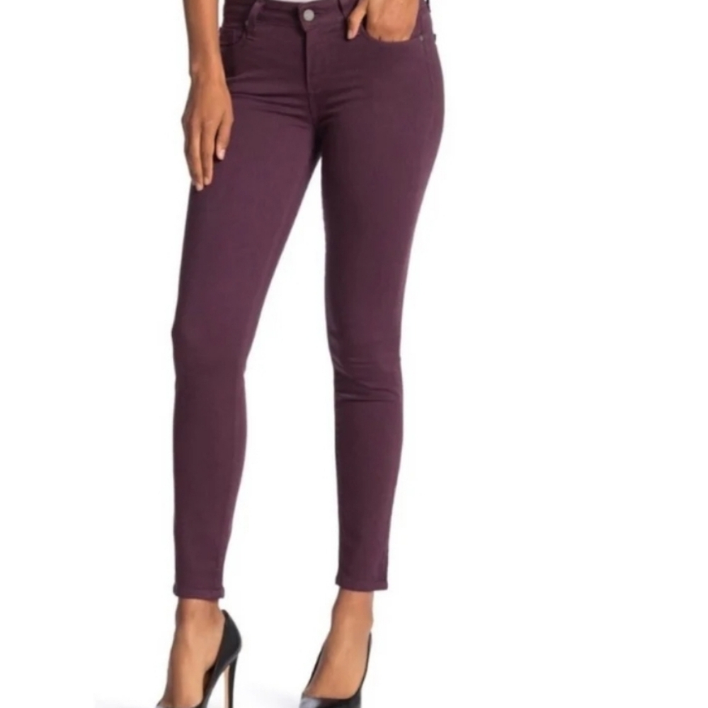 PAIGE Verdugo Low Rise Ankle Jeans in Vamp Red Size 28 NWT - Picture 4 of 15
